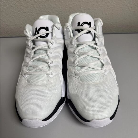 Nike KD 17 TB Promo White Black Basketball Size 12 HJ7387-101 - Picture 2 of 5